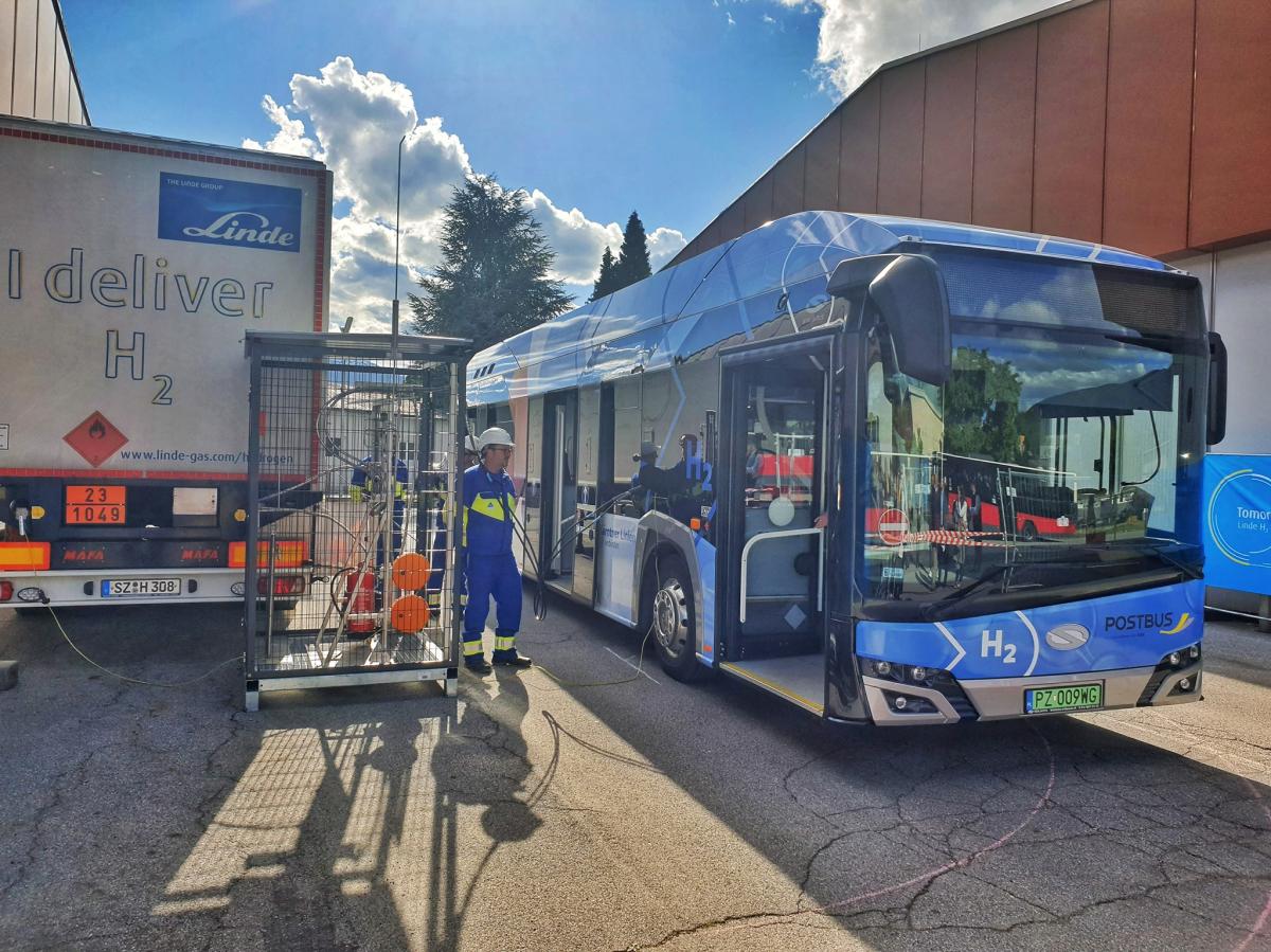 Rakousko testuje vodíkový autobus Solaris