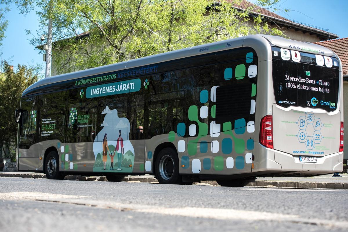 Maďarské hlavní město budou brzy křižovat elektrická Citaro