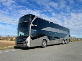 Volvo 9700 DD na turné po Švýcarsku