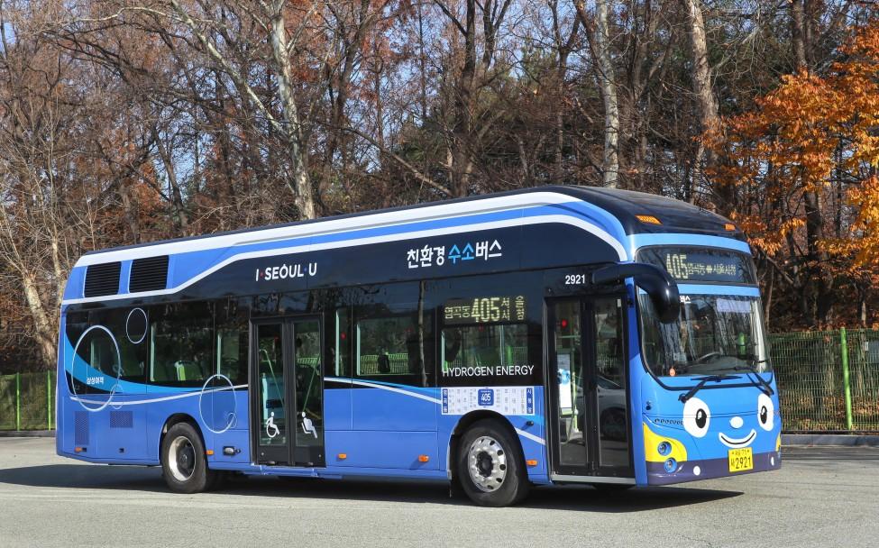 Velká investice do vodíkových autobusů v Soulu