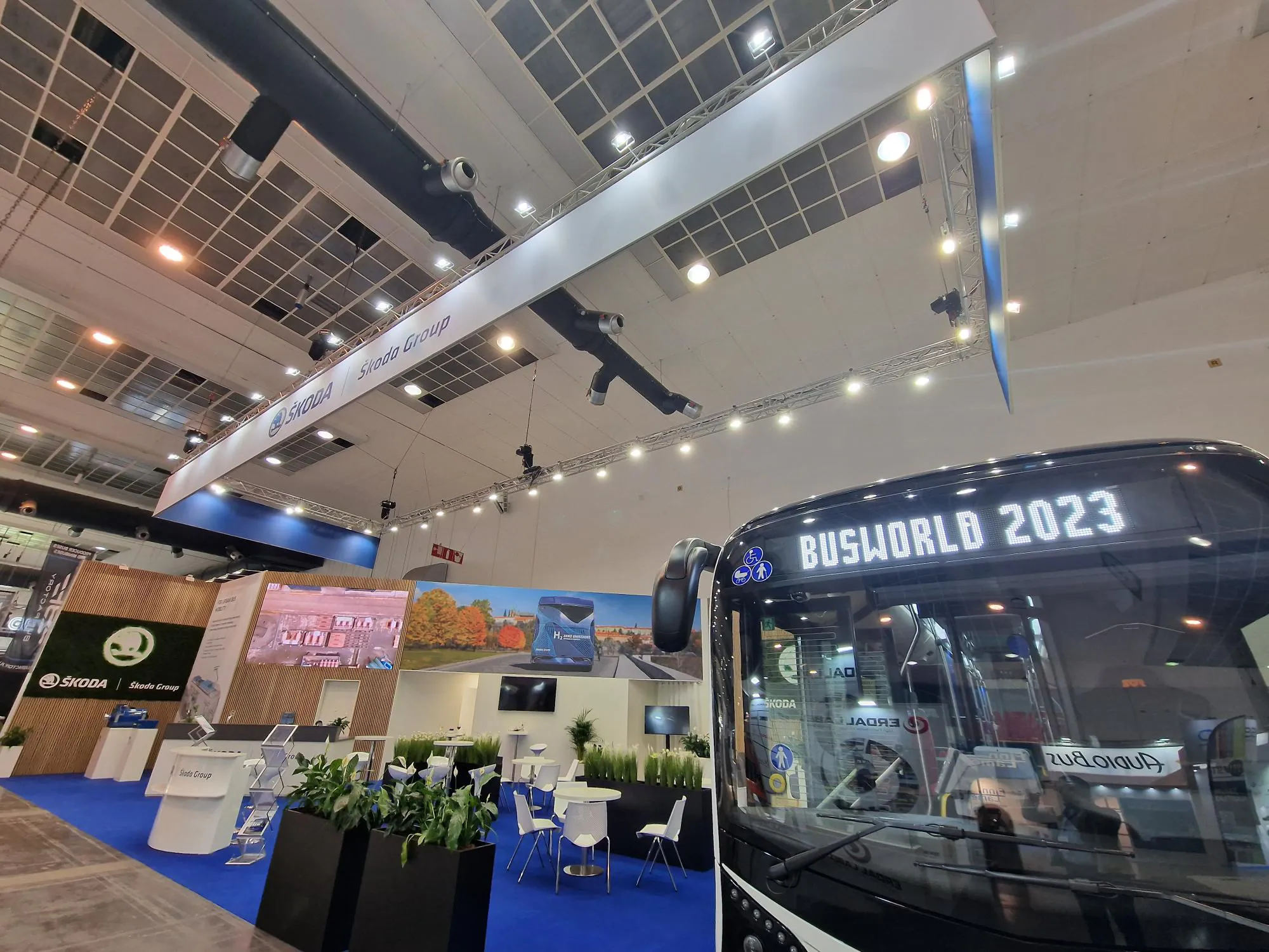 Škoda Group a SOR Libchavy na Busworld 2023