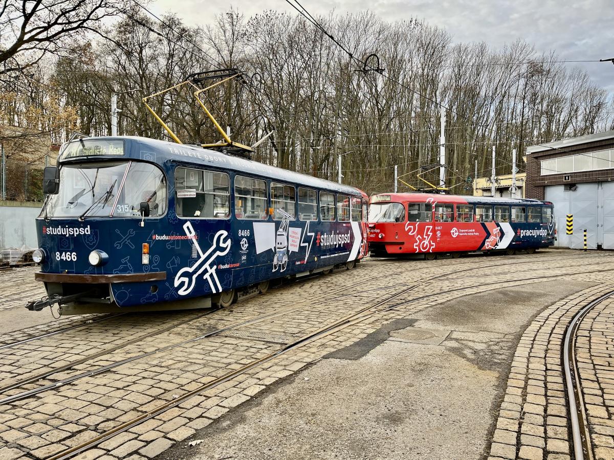 Prahou bude jezdit náborová "školní" tramvaj T3 