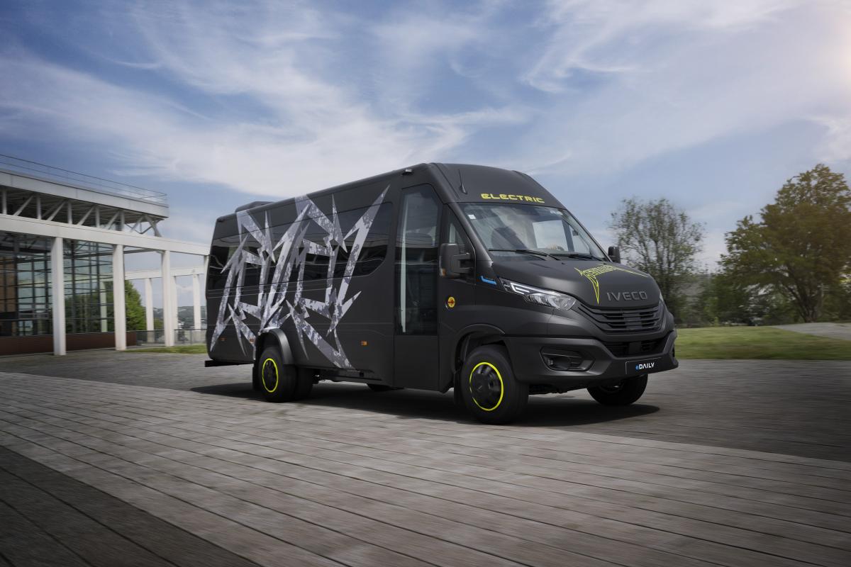 Metallica cestuje po Evropě s nízkoemisními vozidly Iveco
