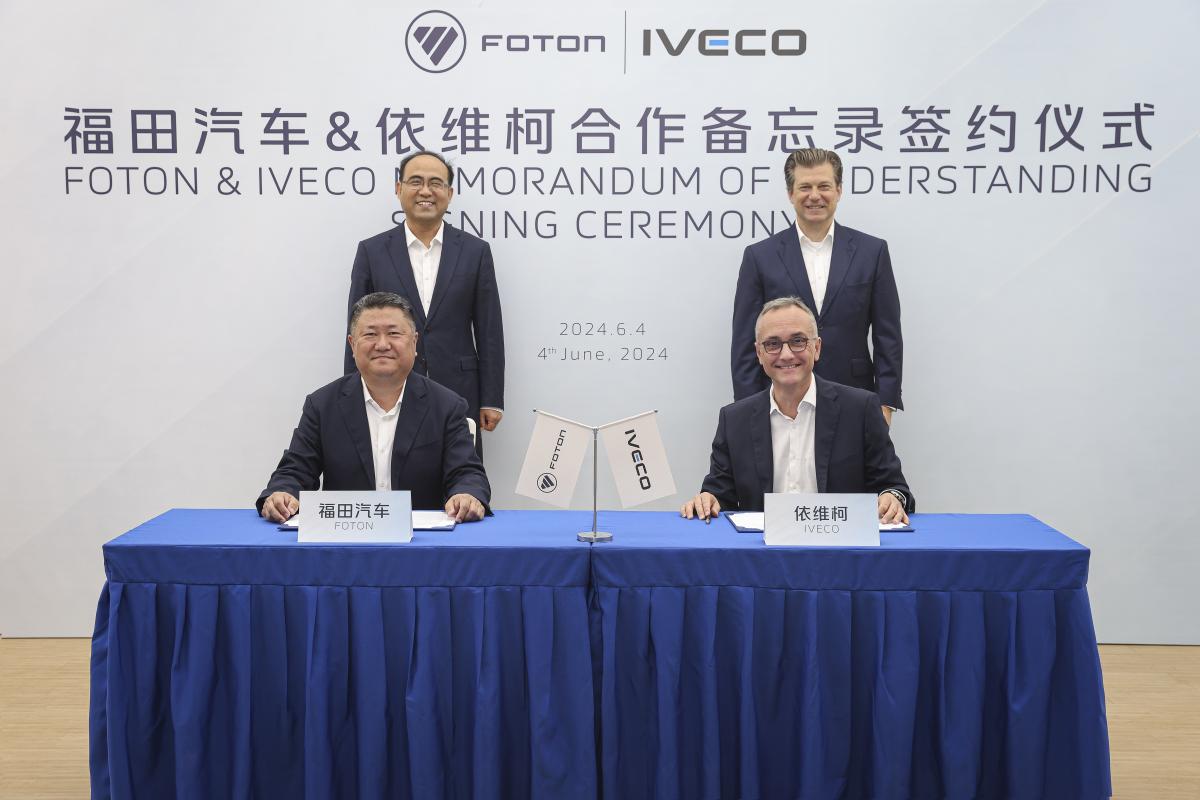 Iveco a Foton oznámily spolupráci pro Evropu a Jižní Ameriku 