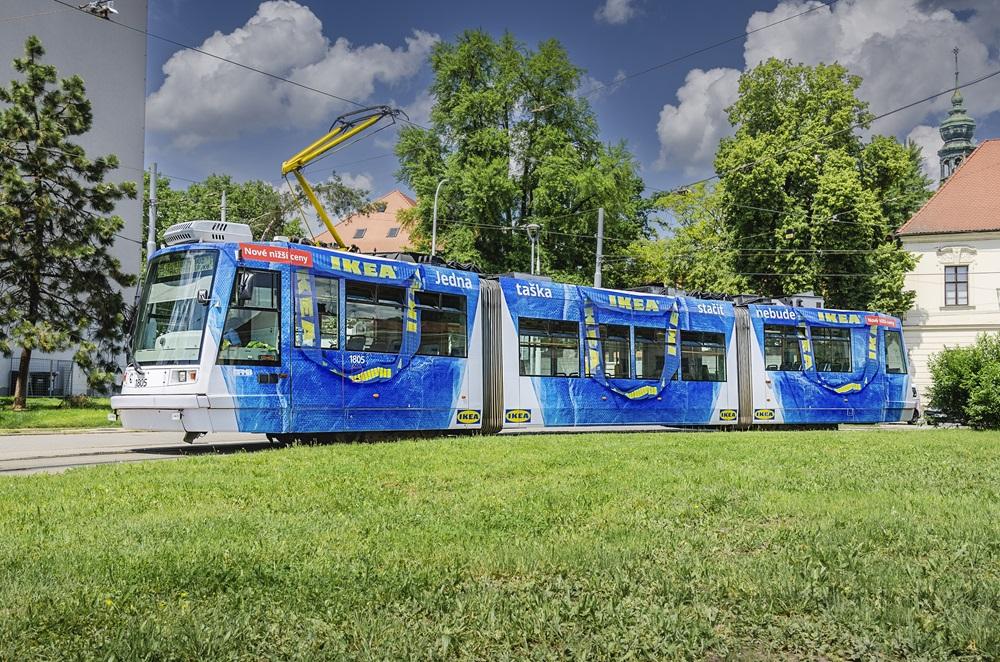 Hoši děkujem, tématická tramvaj jezdila v Brně 