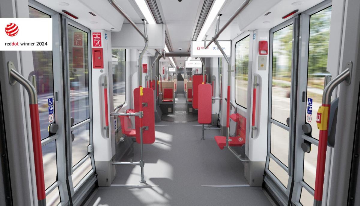 Red Dot Award za tramvaj Škoda ForCity Smart pro Bonn