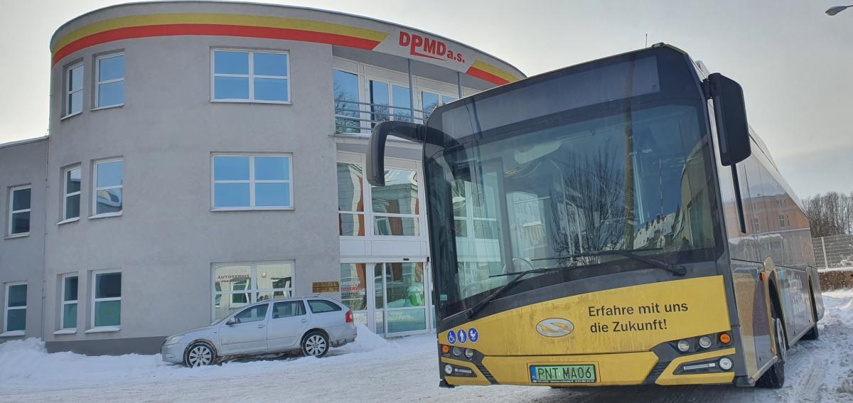 Dopravní podnik města Děčína rozšířil zakázku na elektrobusy o kloubová vozidla 