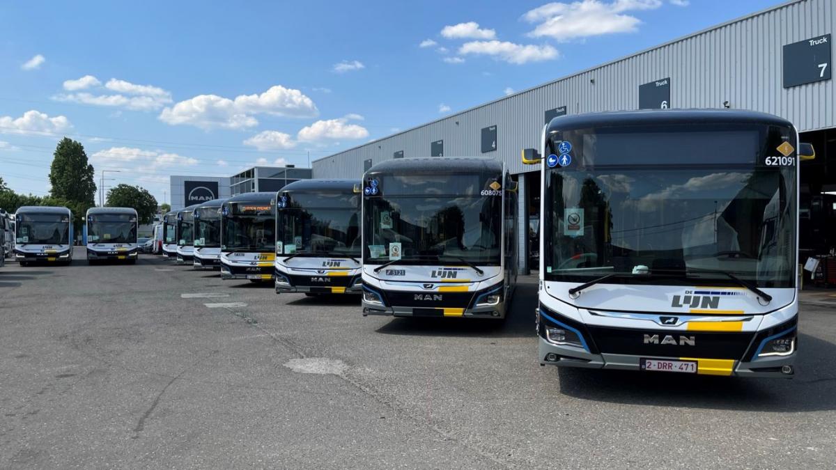 Největší flotila e-busů MAN v Belgii: 271 Lion's City E 