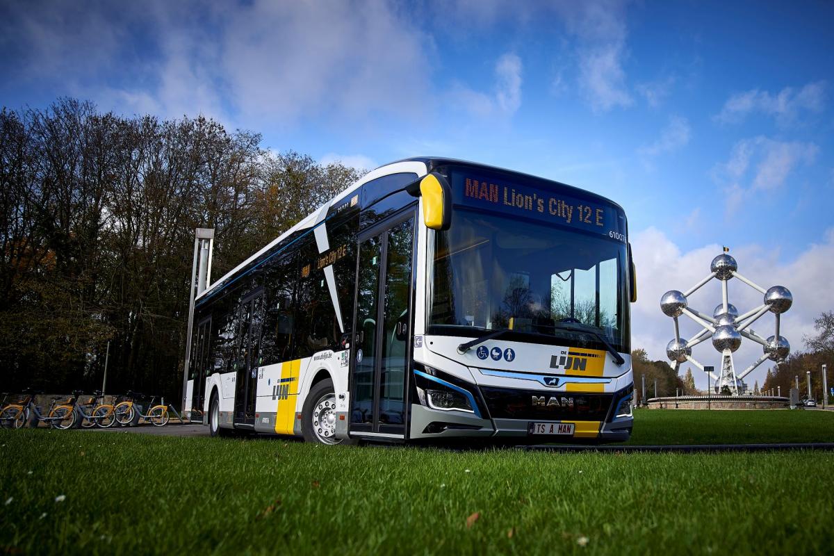 Největší flotila e-busů MAN v Belgii: 271 Lion's City E 