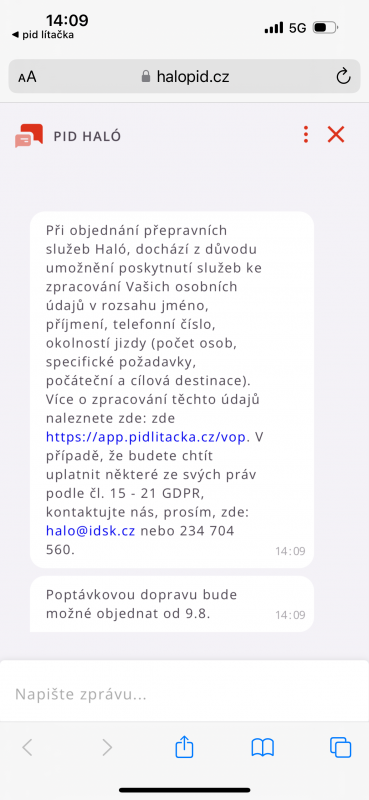 V pátek 9. srpna vyjíždí na Českobrodsku linka PID Haló