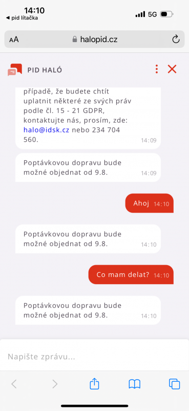 V pátek 9. srpna vyjíždí na Českobrodsku linka PID Haló