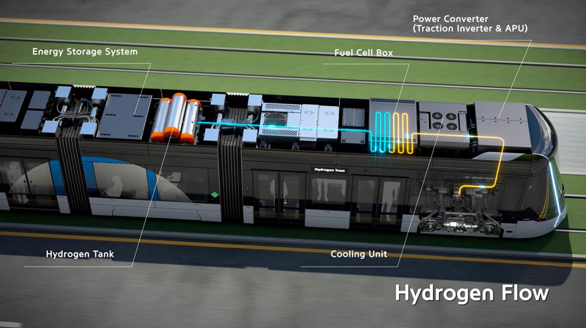 Jihokorejské město Daejeon plánuje provozovat vodíkové tramvaje