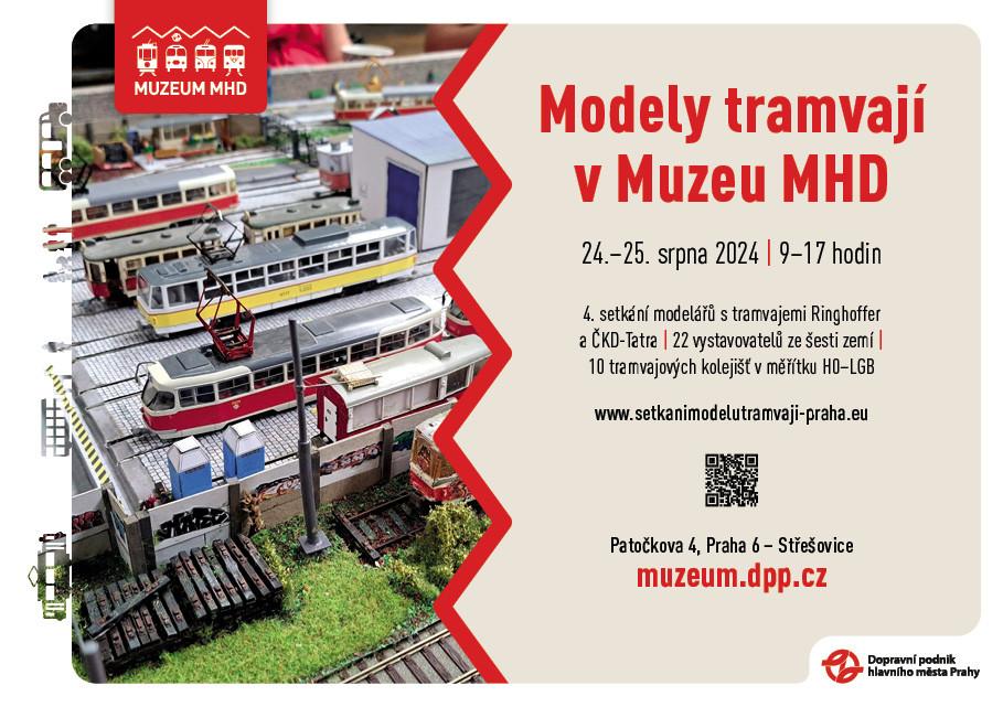 Setkání modelářů tramvají Ringhoffer a Tatra v Muzeu MHD