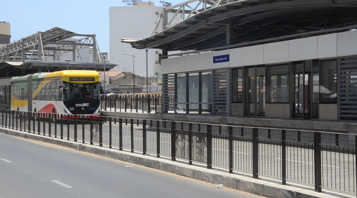 Dakarský plně elektrický rychlý autobusový systém