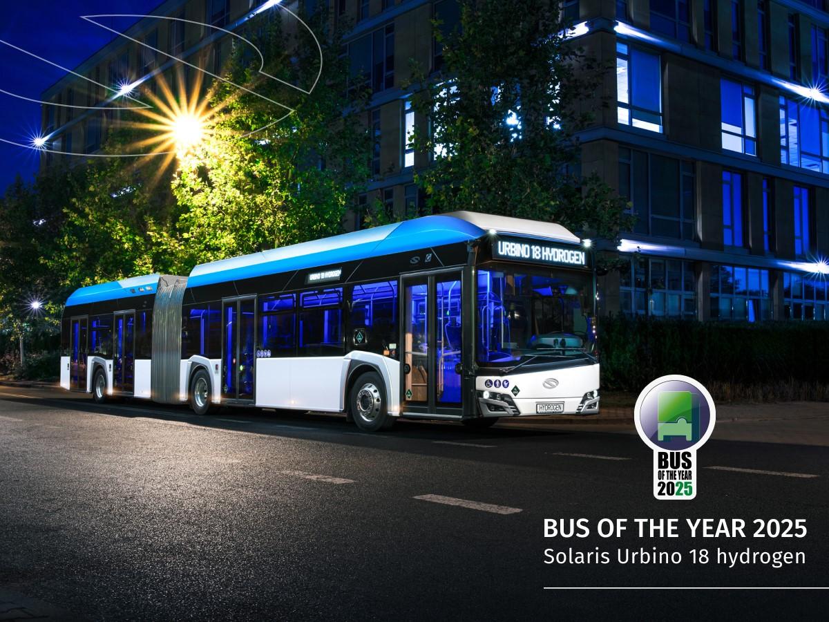 Solaris Urbino 18 hydrogen je Bus of the Year 2025