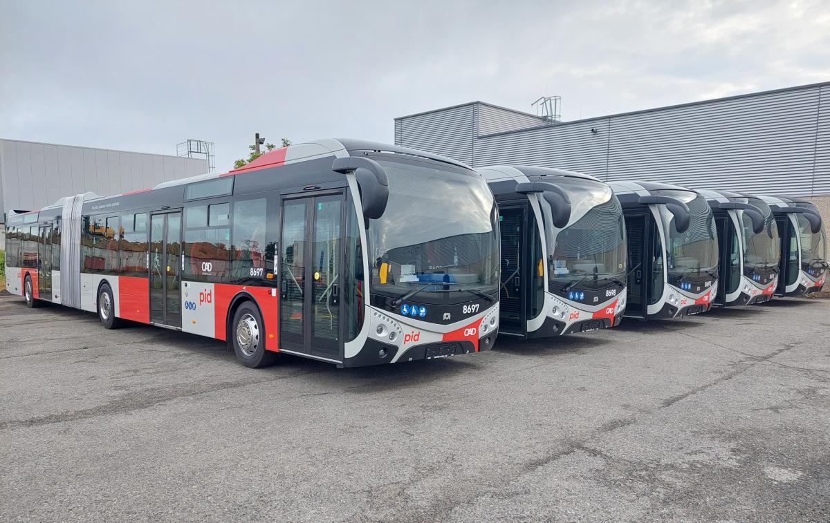 Výroba autobusů v srpnu 2024