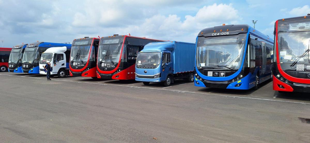 Padesát elektrobusů Yutong v Mexico City 