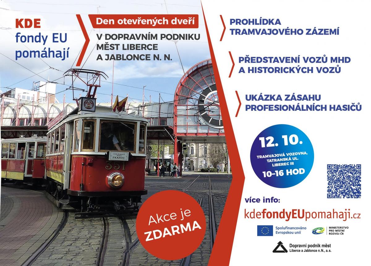 V Liberci se v sobotu 12. října otevře tramvajová vozovna