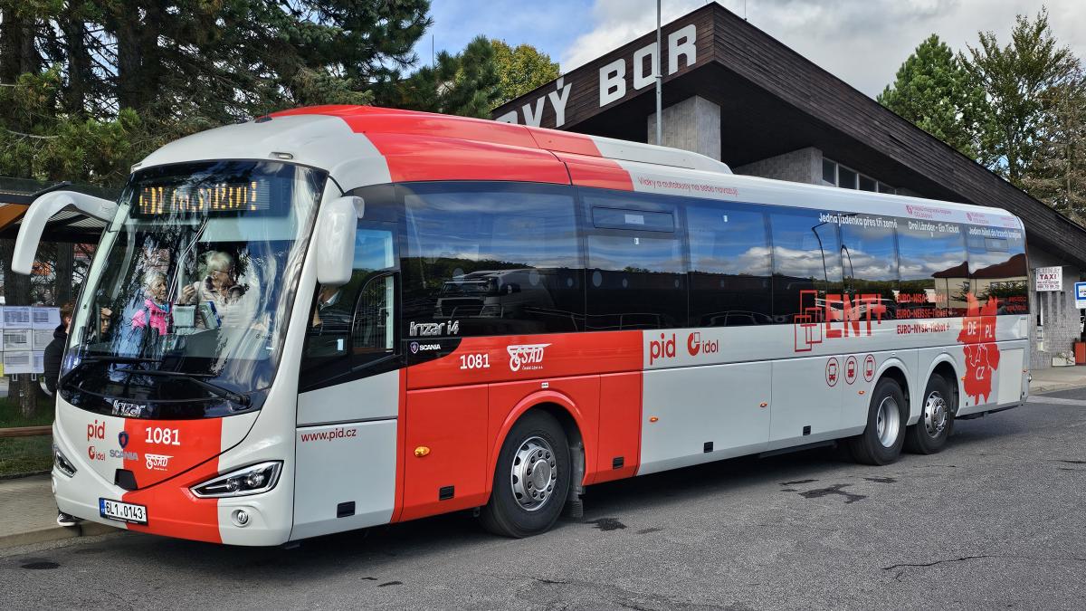 Meziměstské autobusy Scania Irizar i4 v PID