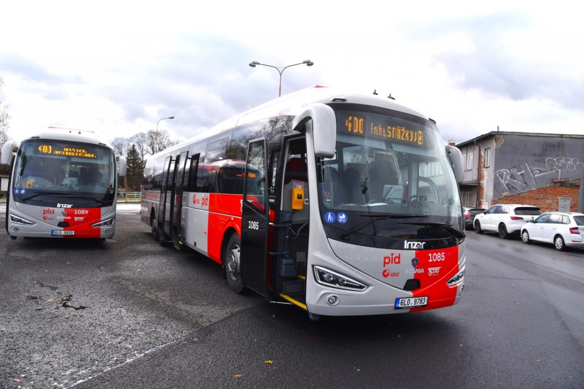 V České Lípě představili nové autobusy Scania Irizar pro linku PID 400 