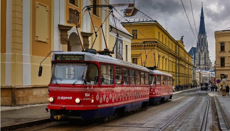 Vánoční tramvaje v Olomouci