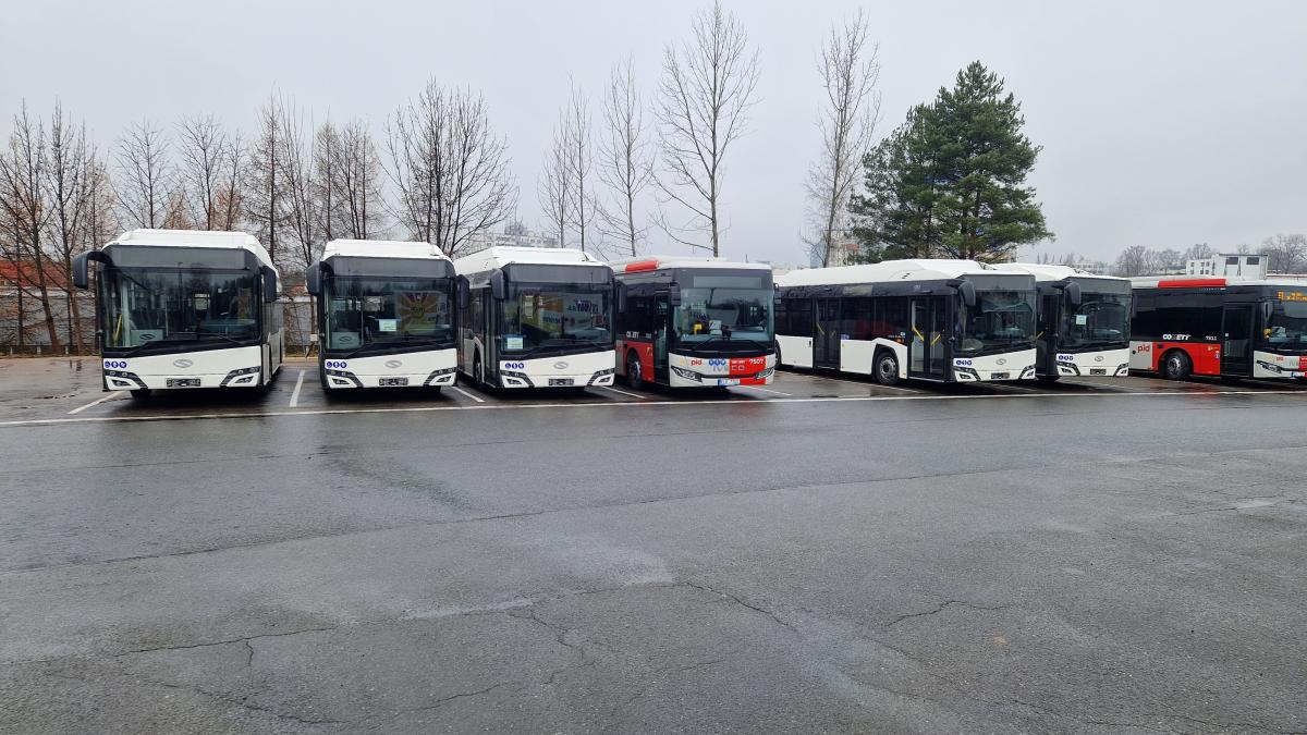 Solaris přivezl do Tábora městské elektrické autobusy pro COMETT PLUS