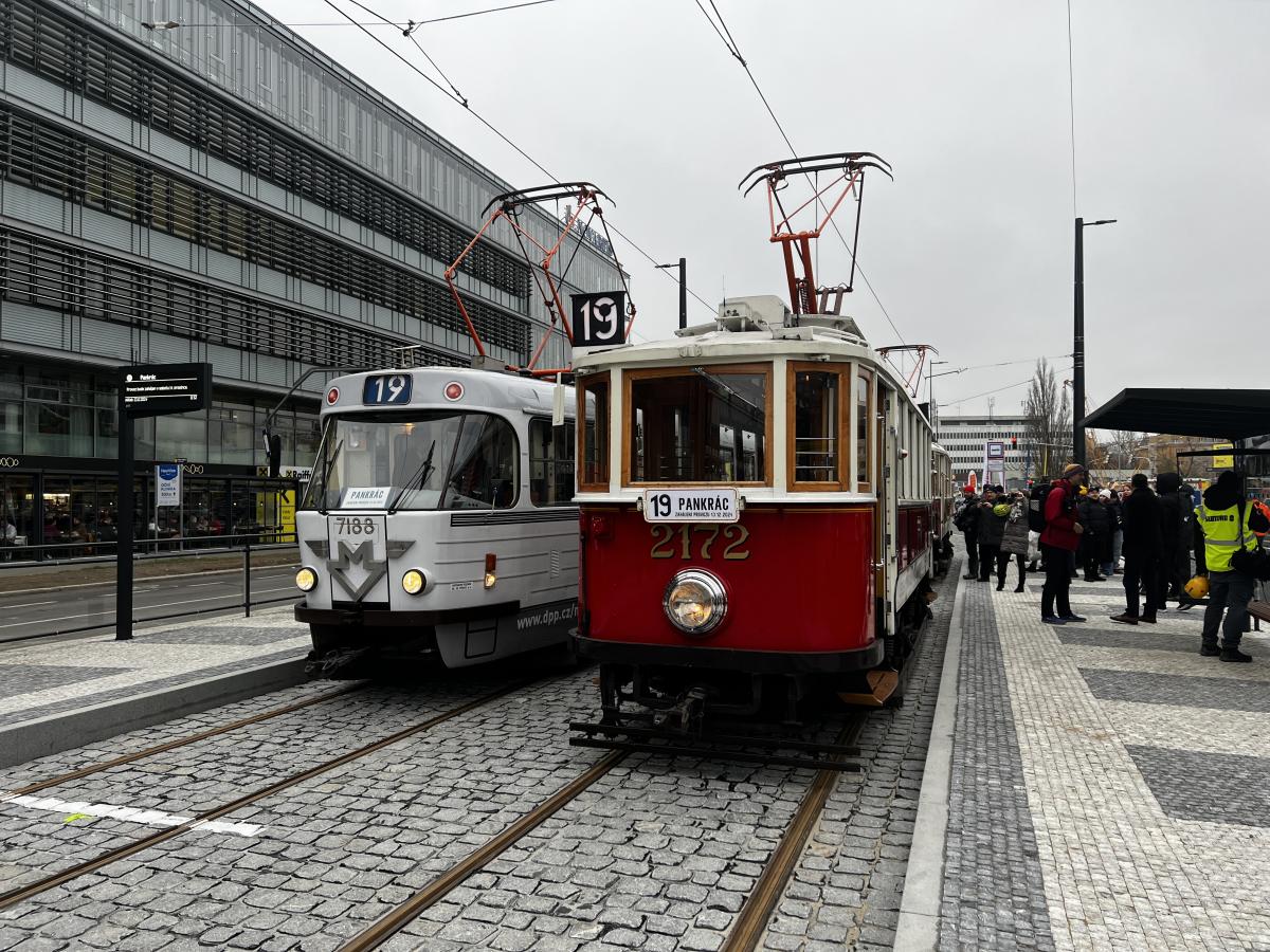 V Praze jezdí z Pankráce od metra C znovu tramvaje 