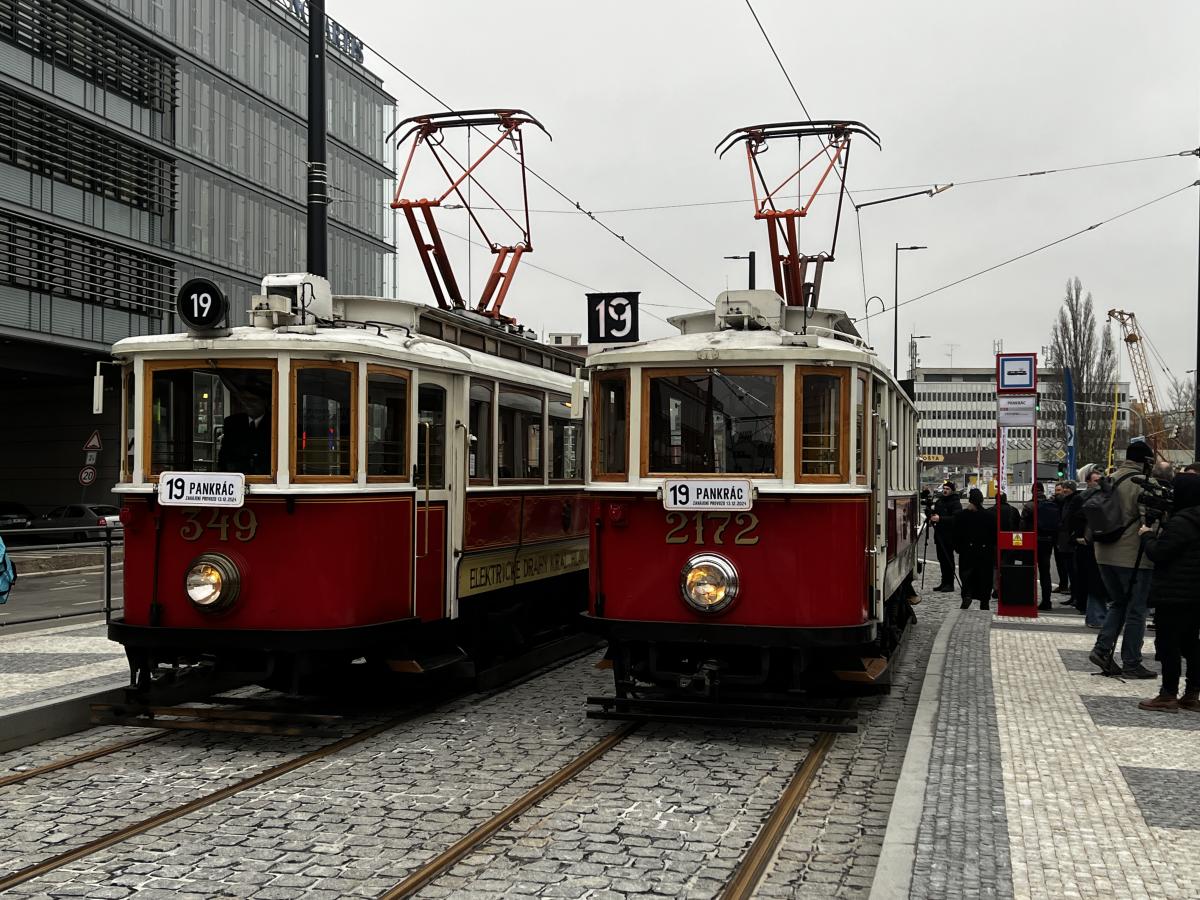 V Praze jezdí z Pankráce od metra C znovu tramvaje 