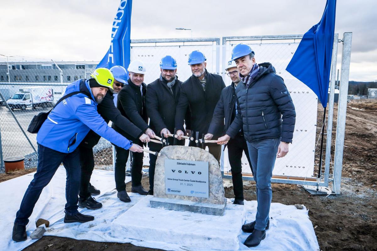 Volvo Group zahájilo výstavbu nového Truck Centra v Českých Budějovicích  