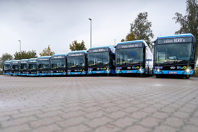 V okrese Rostock je druhá největší flotila vodíkových autobusů v Německu