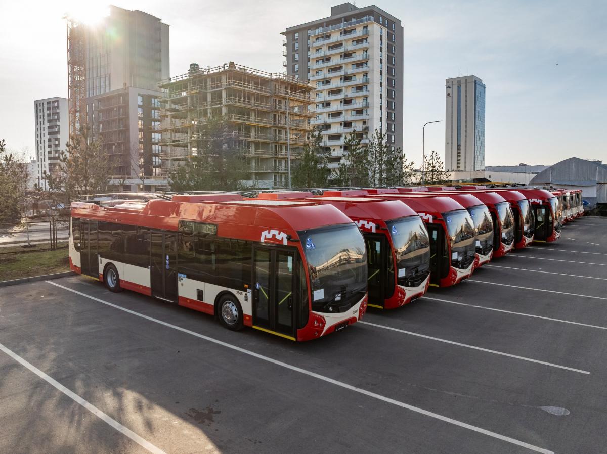 Vilnius už má od Škodovky 80 nových trolejbusů