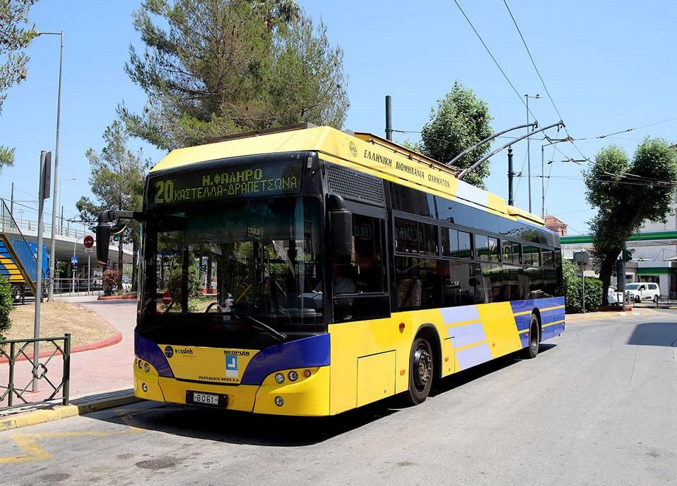 Atény plánují nahradit trolejbusy elektrickými autobusy