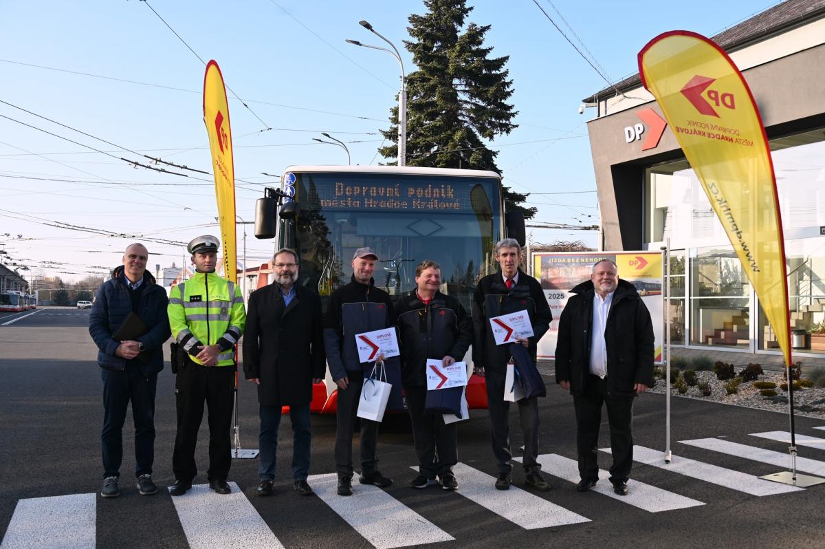 1,5 kilometrů bez nehody v Hradci Králové