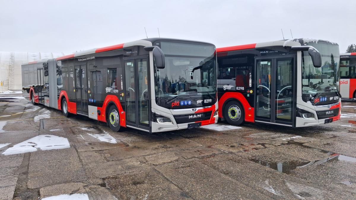 ČSAD Střední Čechy uvádí do provozu nové autobusy MAN