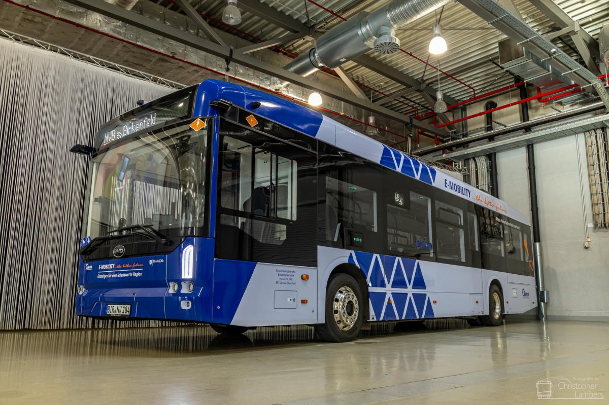 Dvacet elektrických autobusů BYD v západoněmeckém okrese Birkenfeld
