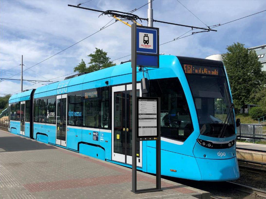 Na zastávkách v Ostravě se letos objeví elektronické jízdní řády 
