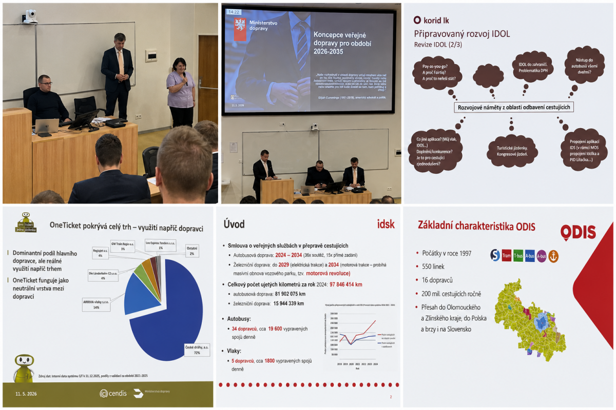 Konference IDS představila novinky a plány krajské dopravy