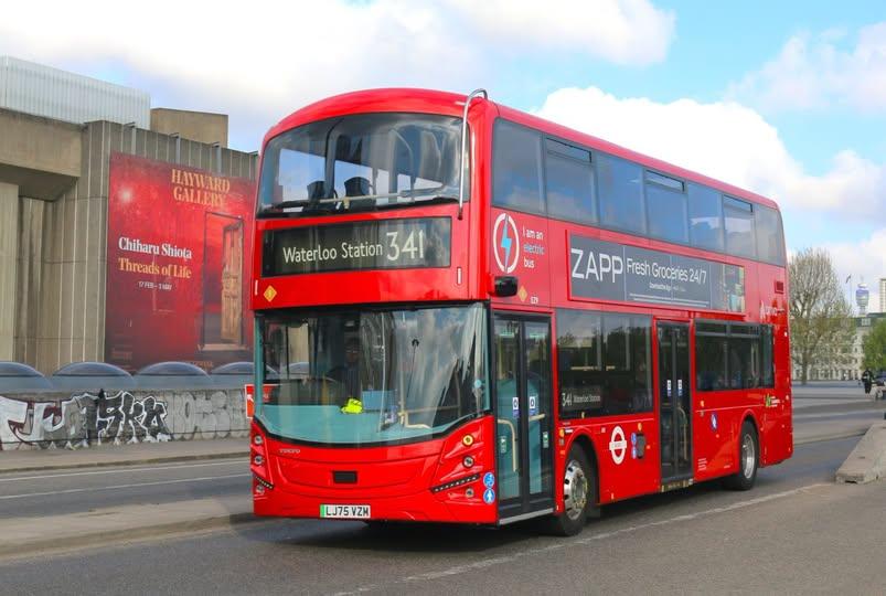 Arriva uvádí v Londýně 72 elektrických double deckerů Volvo