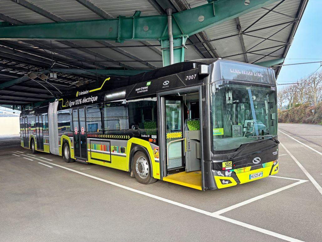 Solaris dodá do Saint-Étienne dalších deset kloubových trolejbusů
